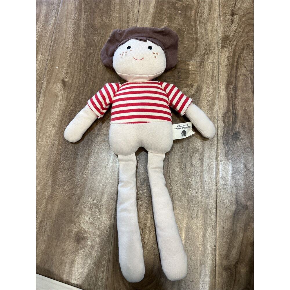 Organic Farm Buddies Boy Doll – 15”, Soft & Elegant Plush Stuffed Doll